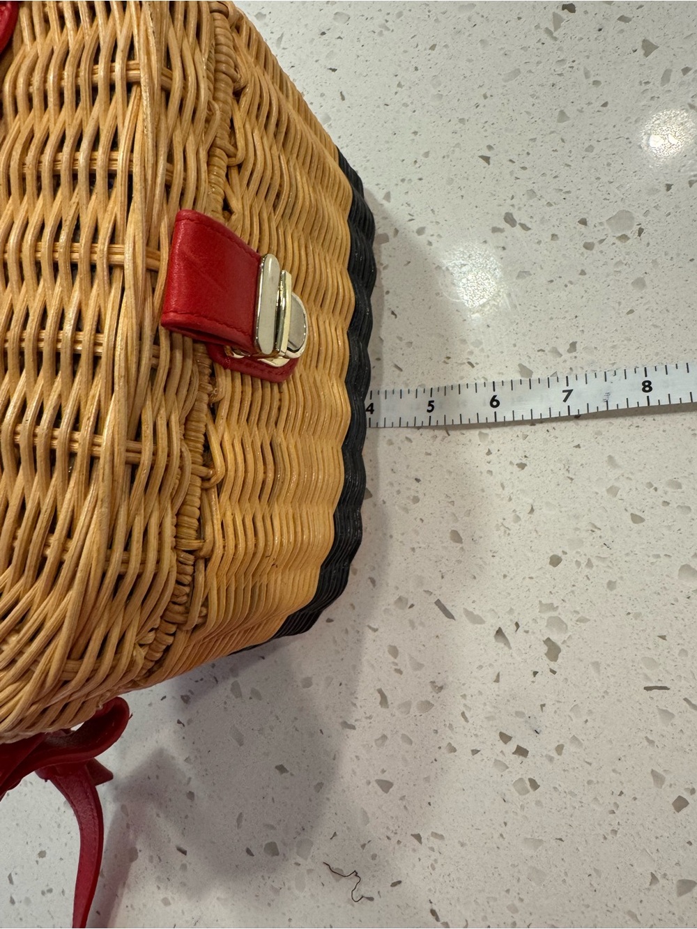 Draper James Woven Straw Crossbody Bag - Picture 10 of 10